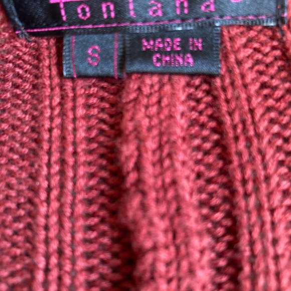 Tonian NWOT Long  Fringed Sweater Vest - Picture 7 of 8